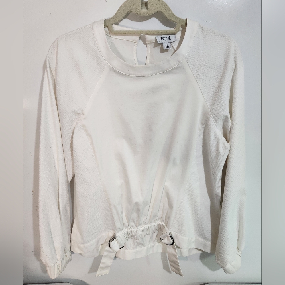 Per se by Carlisle long sleeve top, size 10